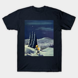 Vintage Christmas Angel with Star T-Shirt